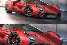 法拉利概念车，标志着法拉利未来的发展方向