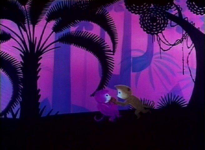 剪纸动画片《猴子捞月》1981年上映