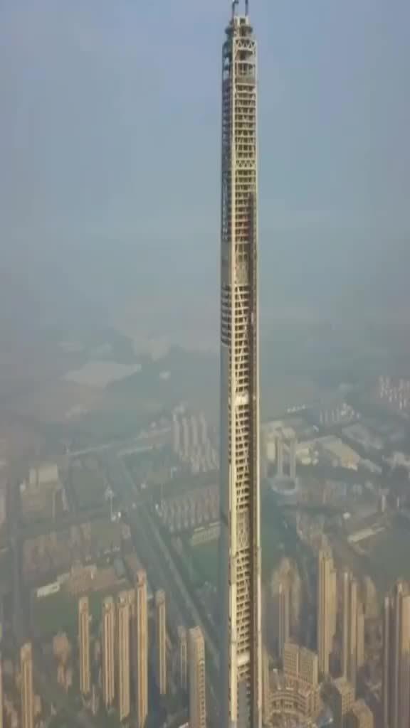 中国结构高度第一高楼,结构597米天津117大厦