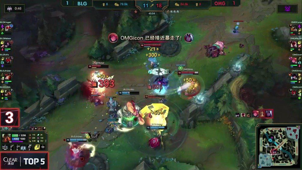 LPL昨日TOP5:H4cker盲僧关键开团奠定胜局_新浪新闻