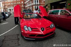 大红奔驰SLR迈凯伦敞篷版太过惊艳！