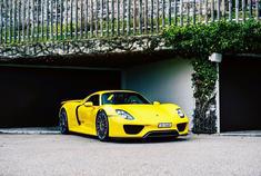 高清汽车美图：蛙王出巡 Porsche 918 Spyder