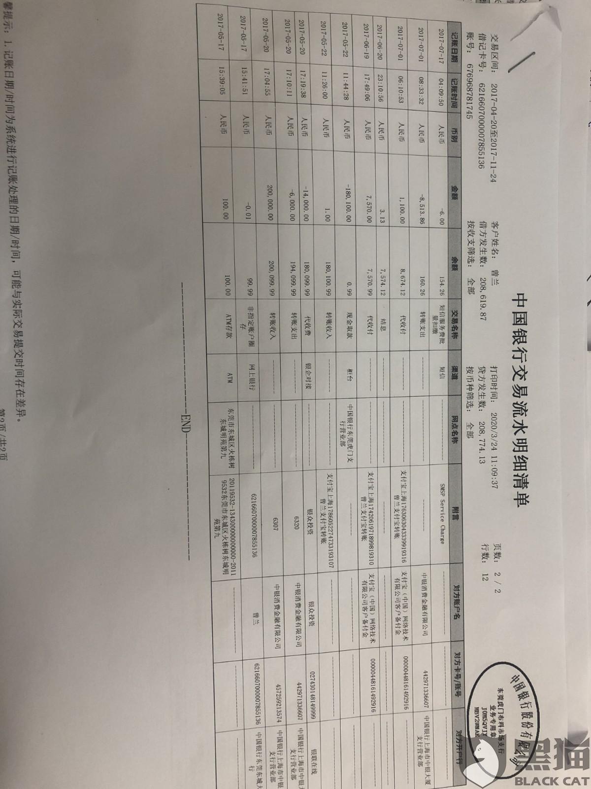 中信银行流水怎么辨别真伪 新浪网