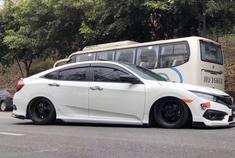 本田十代思域 AIRBFT气动避震 三段记忆独立升降