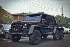 好看的汽车图片：6X6 奔驰g63  3万2千公里