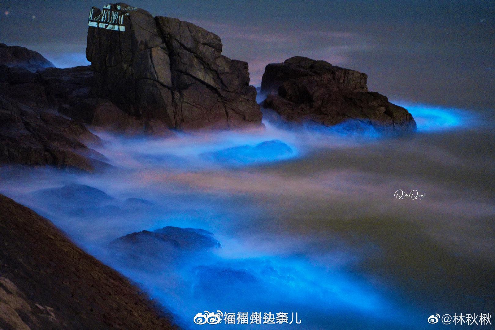 别错过 平潭超美的蓝眼泪和星空