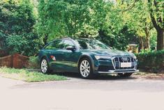全新奥迪A6 Allroad 。适合这样的户外场景。
