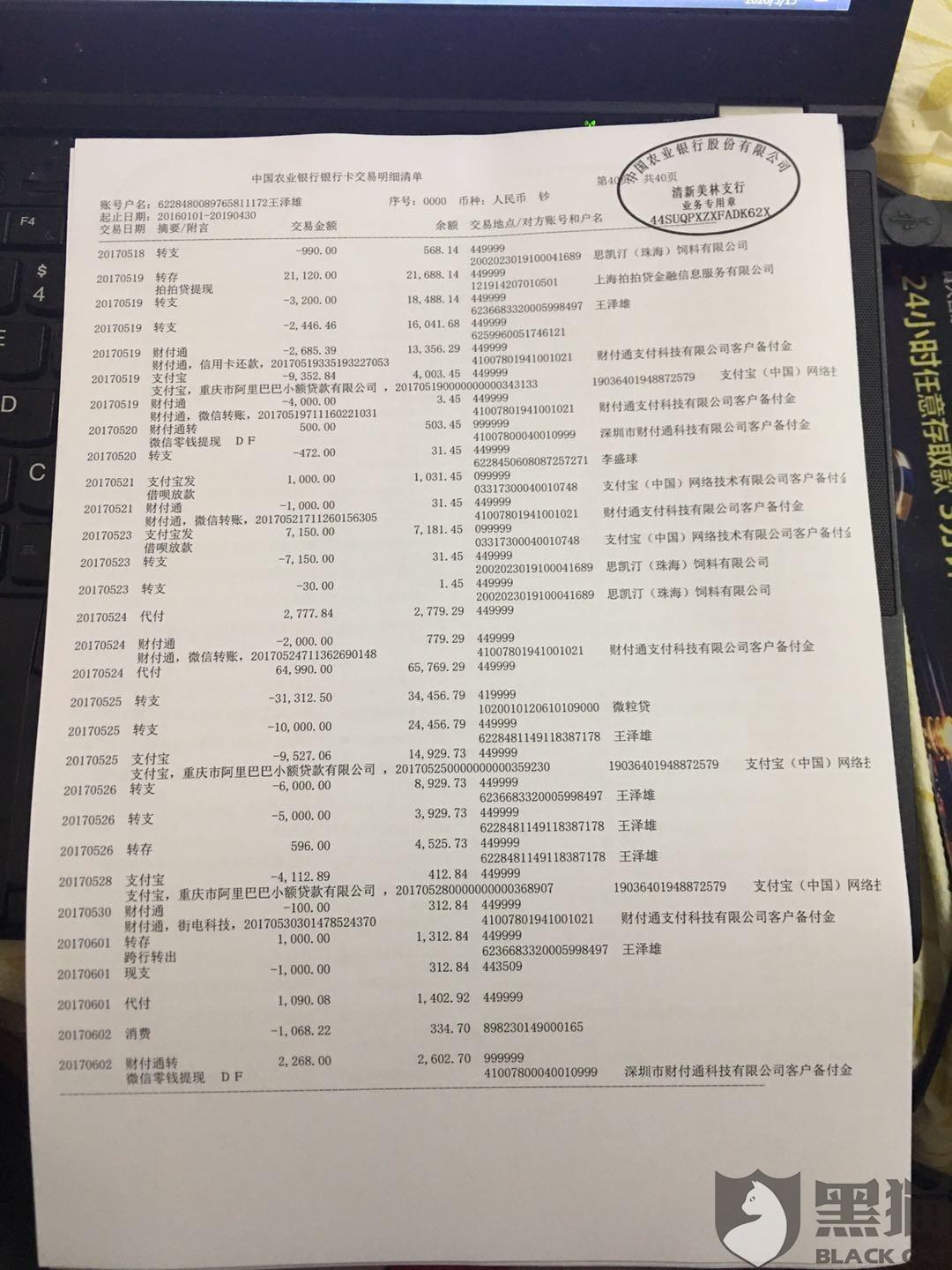 银行贷款还款流水在 新浪网