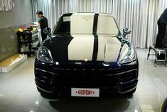 Porsche Cayenne Coupe新车落上身杜邦亮光系列车衣保护膜