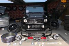 奔驰G63改这一套原厂配件十几万，改完怎么样？