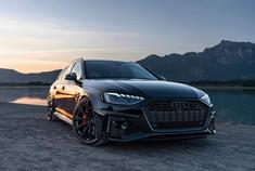 汽车美图：黑武士奥迪RS4 Avant ABT