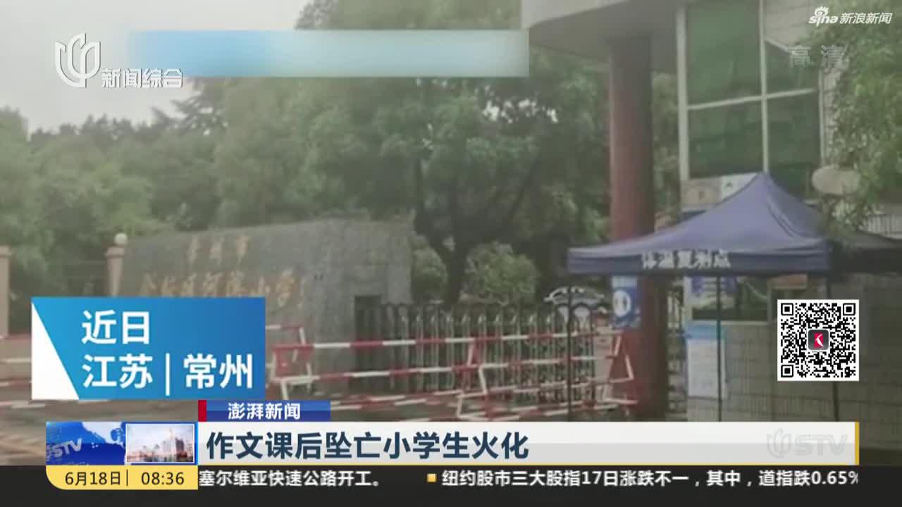 作文课后坠亡小学生火化 涉事教师承认曾掌掴坠楼女孩