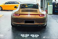 DC出品： 保时捷911 安装H&R垫片 前7mm后15mm 完美数据