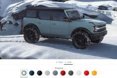 汽车美图：福特Bronco的配色很丰富