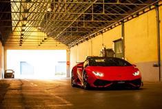 兰博基尼Huracan美图鉴赏，一台红色的小牛！