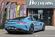 BENZ C190 AMG GTC & GTR款碳纤维立式竞技尾翼完工