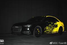 DC出品： 奥迪S4 整车黄黑泼墨改色