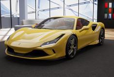 法拉利F8 Tributo 黄外红内，预计10月到店