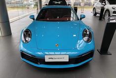 高清汽车美图：保时捷911 迈阿密蓝/黑红