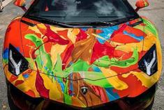 五彩缤纷兰博基尼，牛气冲天啊啊啊