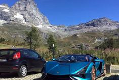 兰博基尼Sian Roadster，全球限量19台的敞篷兰博基尼！