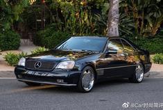1996年奔驰S600双门轿车，该车目前的里程表显示157085英里