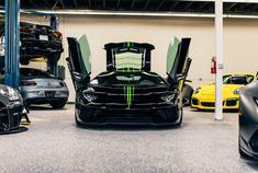 黑色蛮牛，大牛还是黑的更酷一点，Lamborghini Aventador S