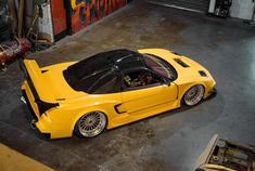 宽体低趴本田NSX，很黄很暴力！