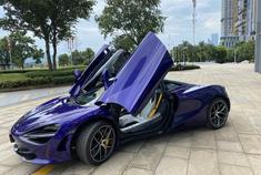 精美汽车图集：迈凯伦 720S Coupe 紫色黑内