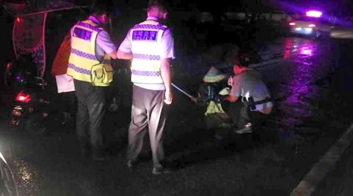 湖北男子將環(huán)衛(wèi)工人撞至重傷后逃逸：民警多日蹲守將其抓獲