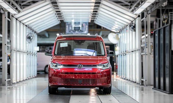 大众全新Caddy在大众波兰工厂正式投产