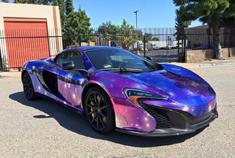 汽车美图赏析：星空版迈凯伦 650S Spider