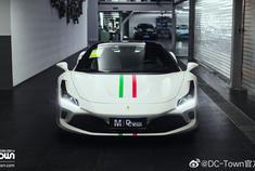 DC出品： 法拉利F8 全车透明保护膜 个性拉花