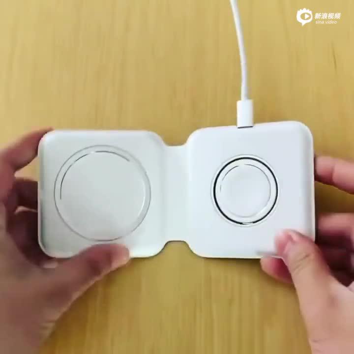 苹果Magsafe Duo充电器上手