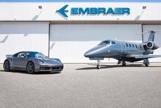 超跑+私人飞机，Porsche x Embraer发布“Duet”合作套装