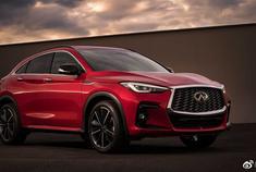 英菲尼迪全新轿跑SUV，QX55官图，你喜欢它的设计吗？