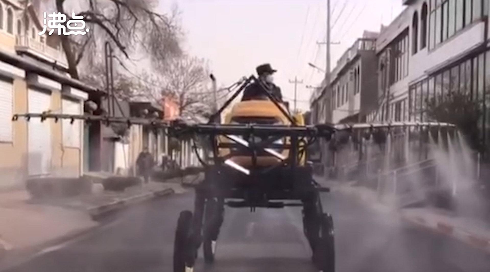 直击石家庄藁城区消杀现场