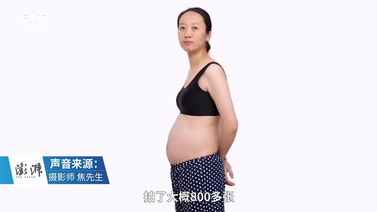 800多张孕照记录妻子