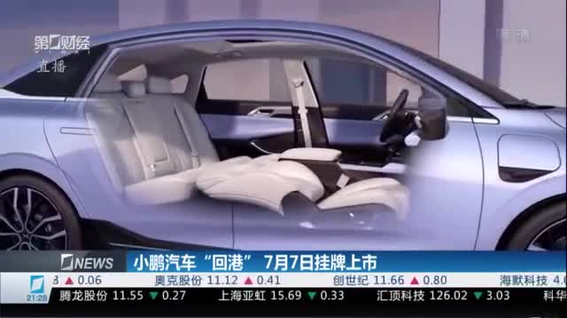 小鹏汽车“回港”7月7日挂牌上市