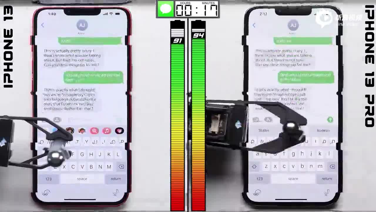 iPhone 13 vs. iPhone 13 Pro 电池续航测试