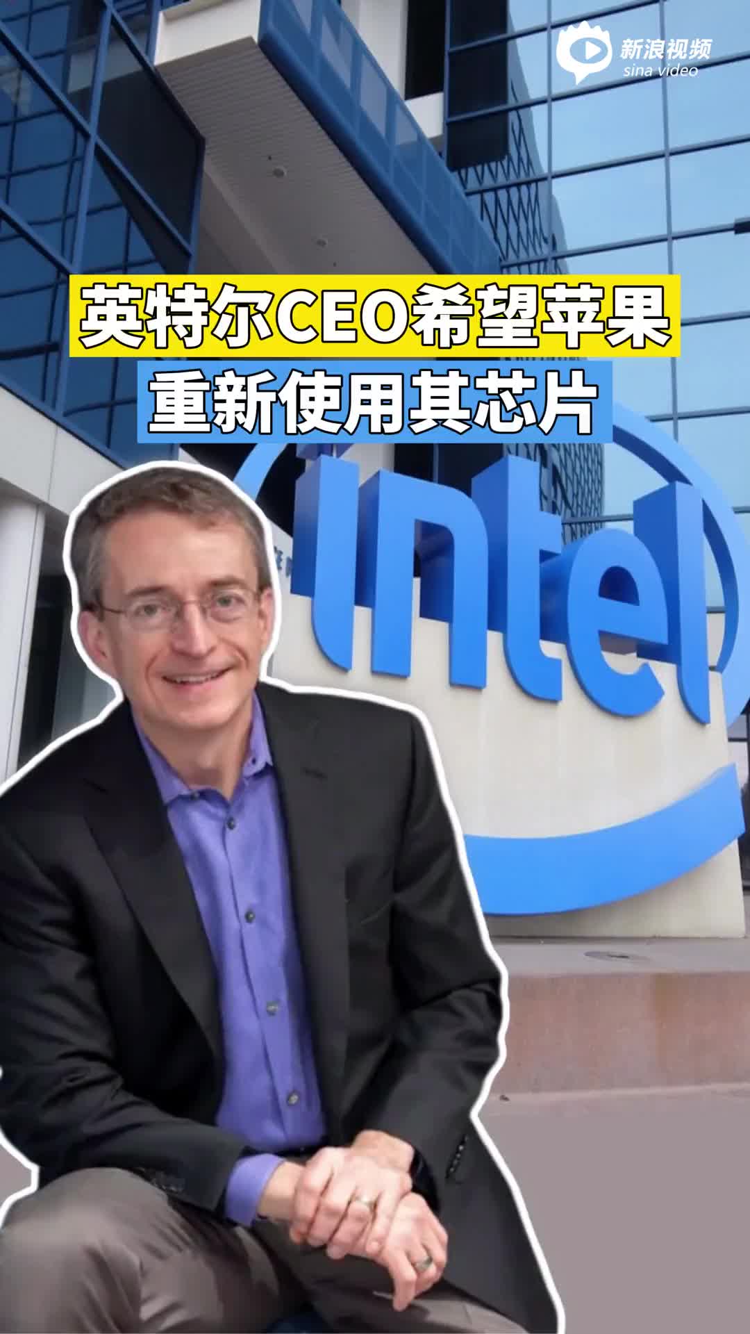 英特尔CEO称希望苹果重新使用其芯片