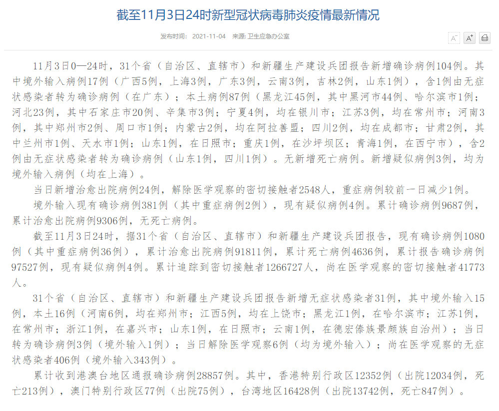 31省区市无新增本土确诊31省无新增确诊 视频-本土病例35+3