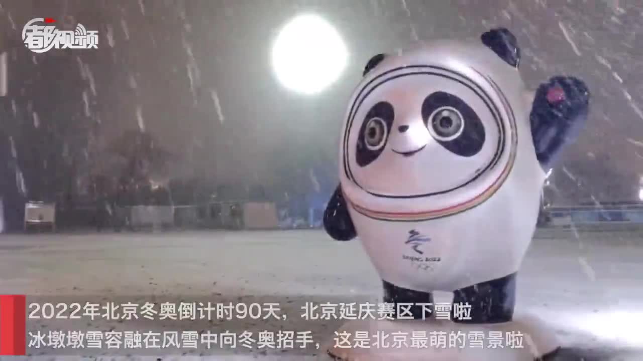 北京最萌雪景 ——冰墩墩雪容融向你招手|北京市_新浪