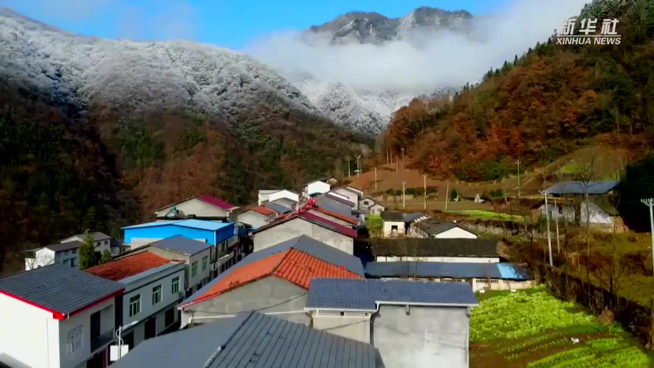 十八里长峡降雪