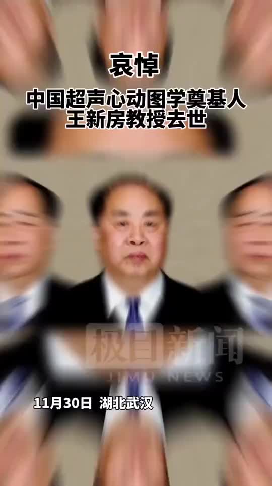 大师陨落超声心动图之父王新房逝世