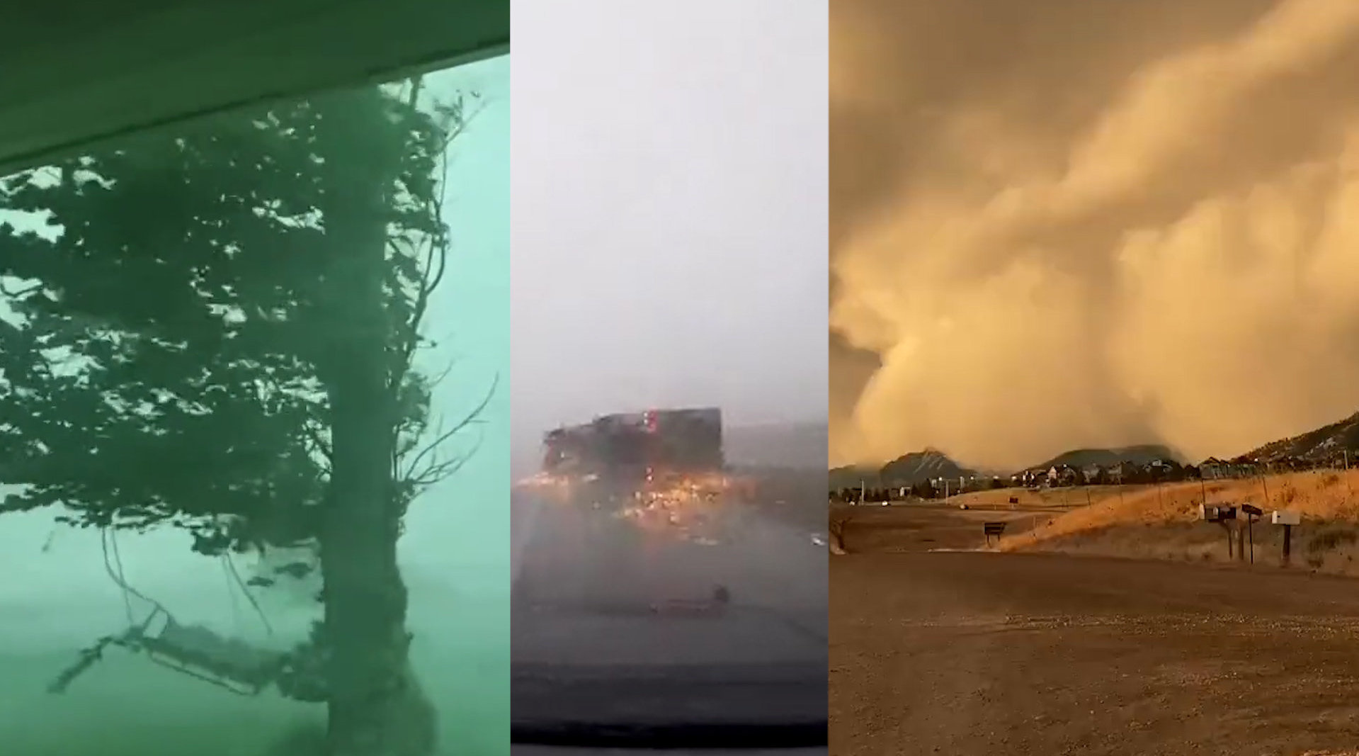 实拍强风暴侵袭美国