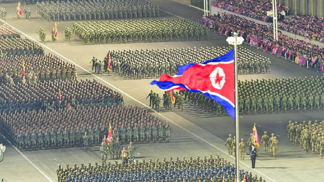 朝鲜阅兵庆祝建军90周年
