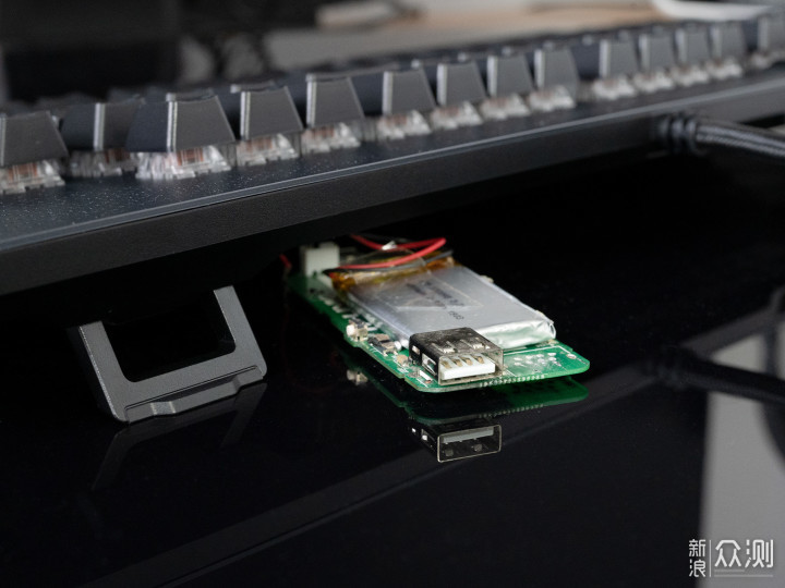 自制无线模块，完美化ROG耀光2幻机械键盘_新浪众测