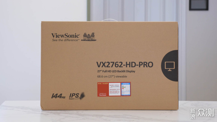 不到千元的电竞显示器，优派VX2762-HD-PRO_新浪众测