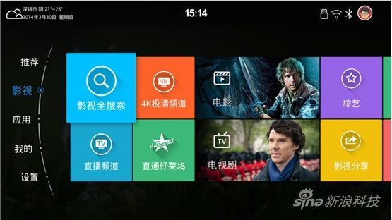 创维E710U智能电视是在互联网影视资源展示方面采用“融合”理念 创维E710U智能电视是在互联网影视资源展示方面采用“融合”理念